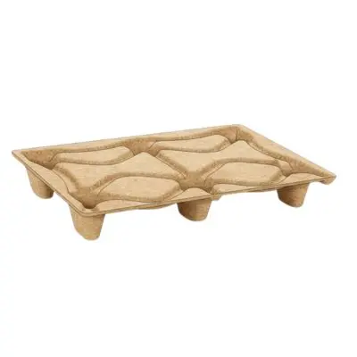 Palette en bois pressé 1/2 - 600x800 - charge 1000 Kg