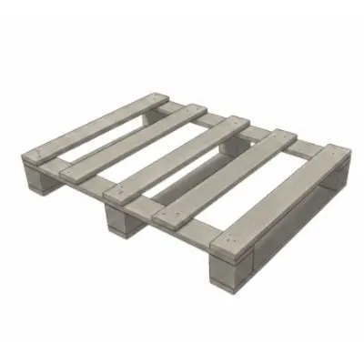 Semi-heavy pallet – single-use – 800x600x120 – 5 boards – used